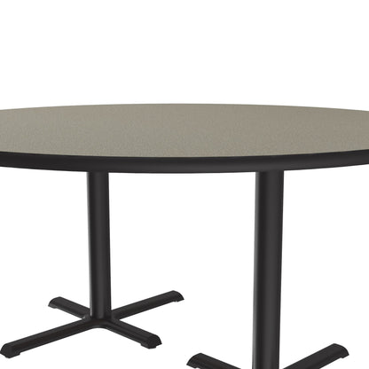 Majestic Office Furniture Deluxe High-Pressure Cafe and Breakroom Table with Cast Iron Base