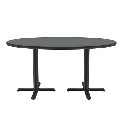 Majestic Office Furniture Deluxe High-Pressure Cafe and Breakroom Table with Cast Iron Base