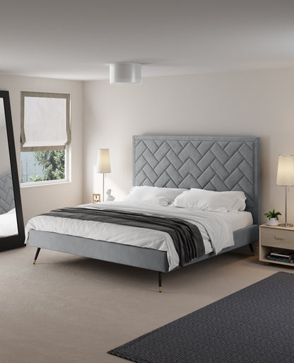 Manhattan Comfort Crosby King-Size Bed