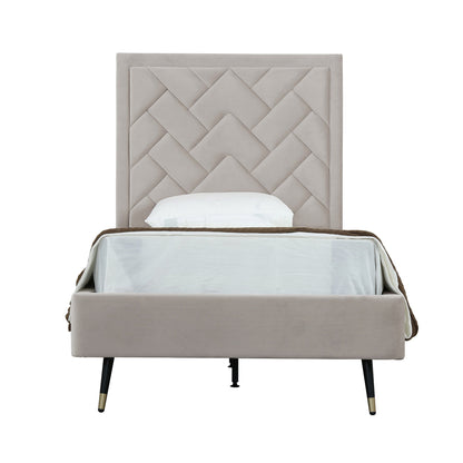 Manhattan Comfort Crosby Twin-Size Bed
