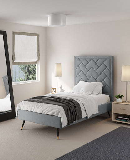 Manhattan Comfort Crosby Twin-Size Bed
