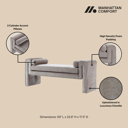 Manhattan Comfort Concord Bench