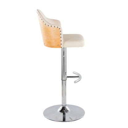 Majestic Office Furniture Adjustable Barstool - Set of 2