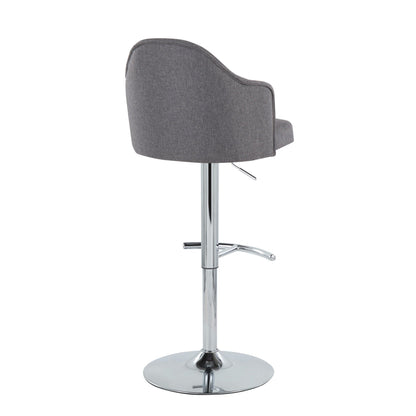 Majestic Office Furniture Adjustable Barstool - Set of 2
