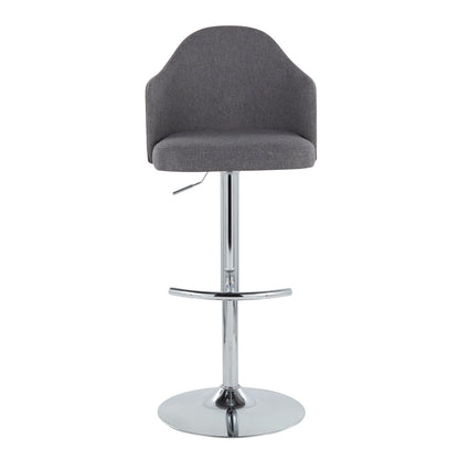 Majestic Office Furniture Adjustable Barstool - Set of 2