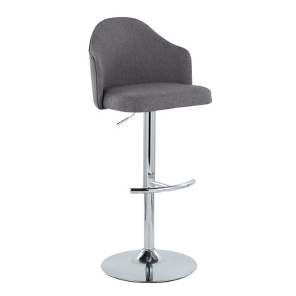Majestic Office Furniture Adjustable Barstool - Set of 2