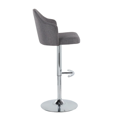 Majestic Office Furniture Adjustable Barstool - Set of 2