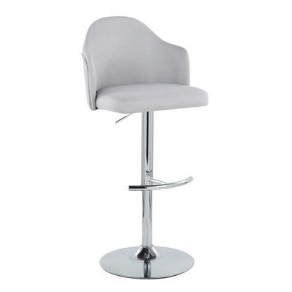 Majestic Office Furniture Adjustable Barstool - Set of 2