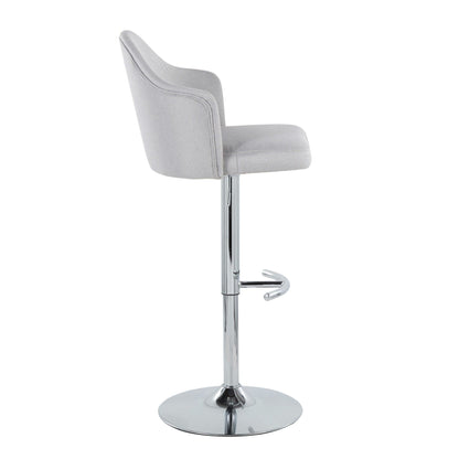 Majestic Office Furniture Adjustable Barstool - Set of 2