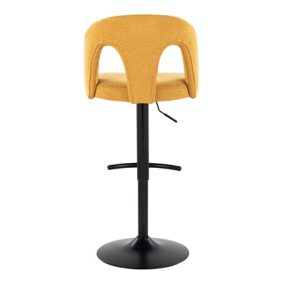 Majestic Office Furniture Upholstered Adjustable Barstool - Set of 2