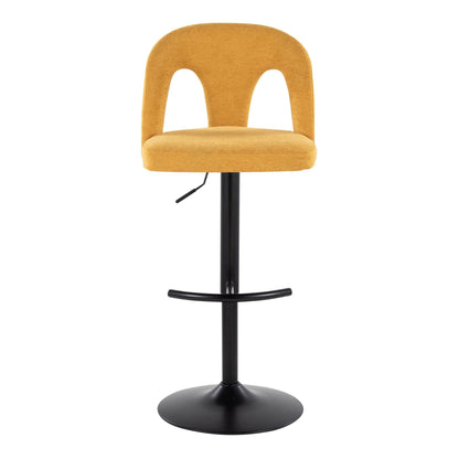 Majestic Office Furniture Upholstered Adjustable Barstool - Set of 2
