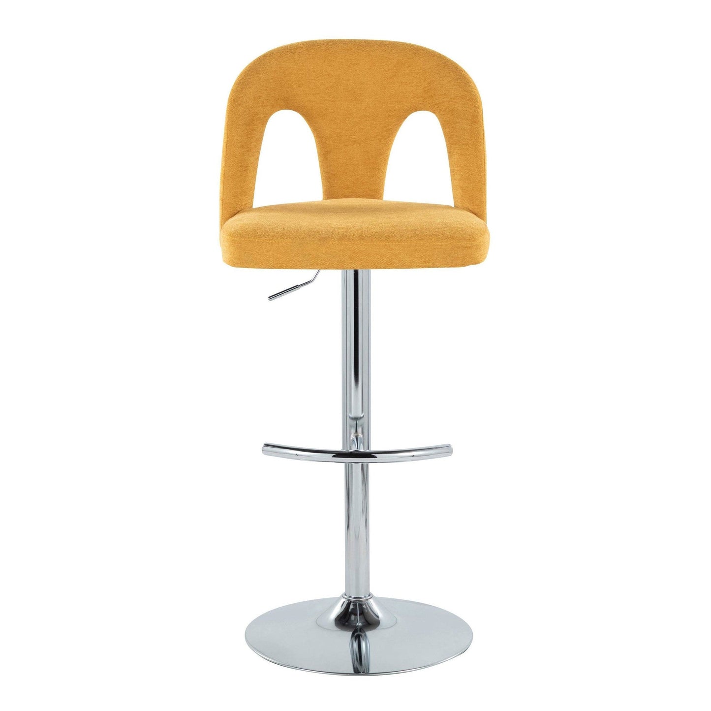 Majestic Office Furniture Upholstered Adjustable Barstool - Set of 2