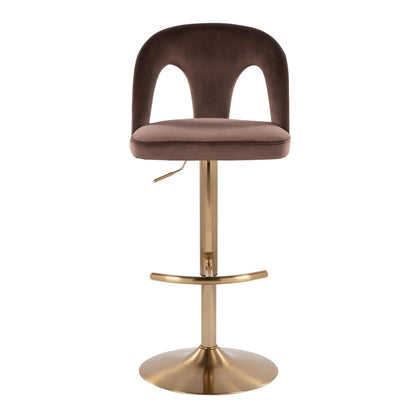 Majestic Office Furniture Upholstered Adjustable Barstool - Set of 2