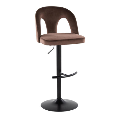Majestic Office Furniture Upholstered Adjustable Barstool - Set of 2