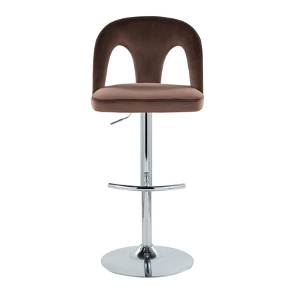 Majestic Office Furniture Upholstered Adjustable Barstool - Set of 2