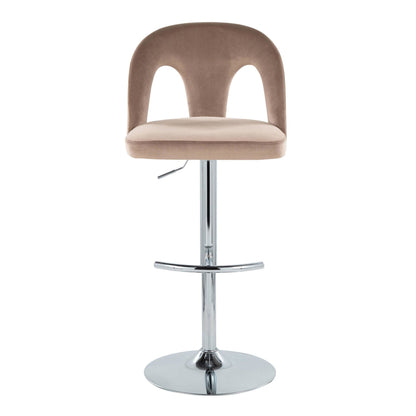 Majestic Office Furniture Upholstered Adjustable Barstool - Set of 2