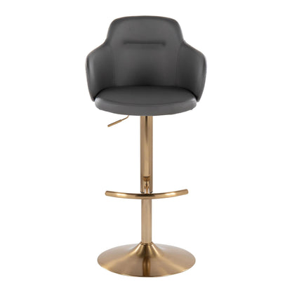 Majestic Office Furniture Adjustable Barstool - Set of 2