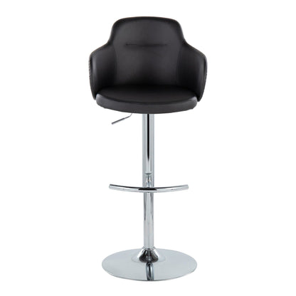Majestic Office Furniture Adjustable Barstool - Set of 2