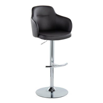 Majestic Office Furniture Adjustable Barstool - Set of 2