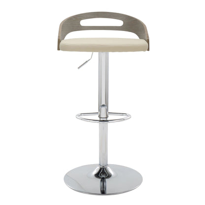 Majestic Office Furniture Adjustable Barstool - Set of 2