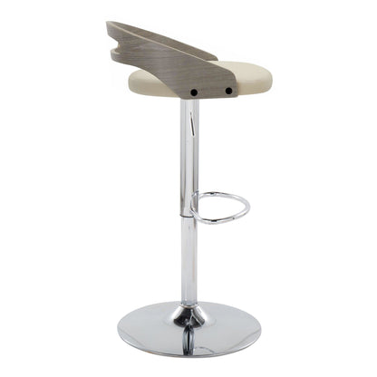 Majestic Office Furniture Adjustable Barstool - Set of 2
