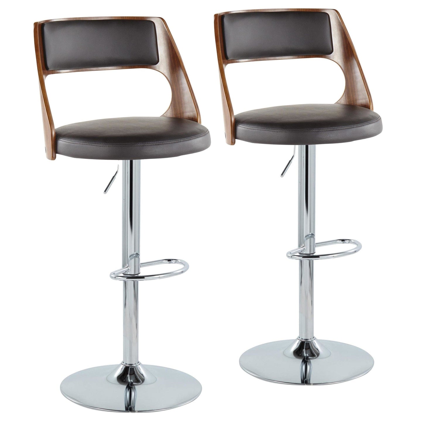 Majestic Office Furniture Adjustable Barstool - Set of 2