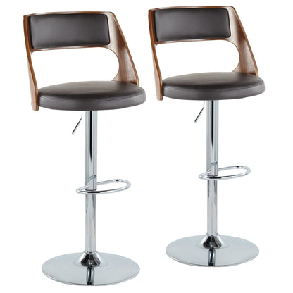 Majestic Office Furniture Adjustable Barstool - Set of 2