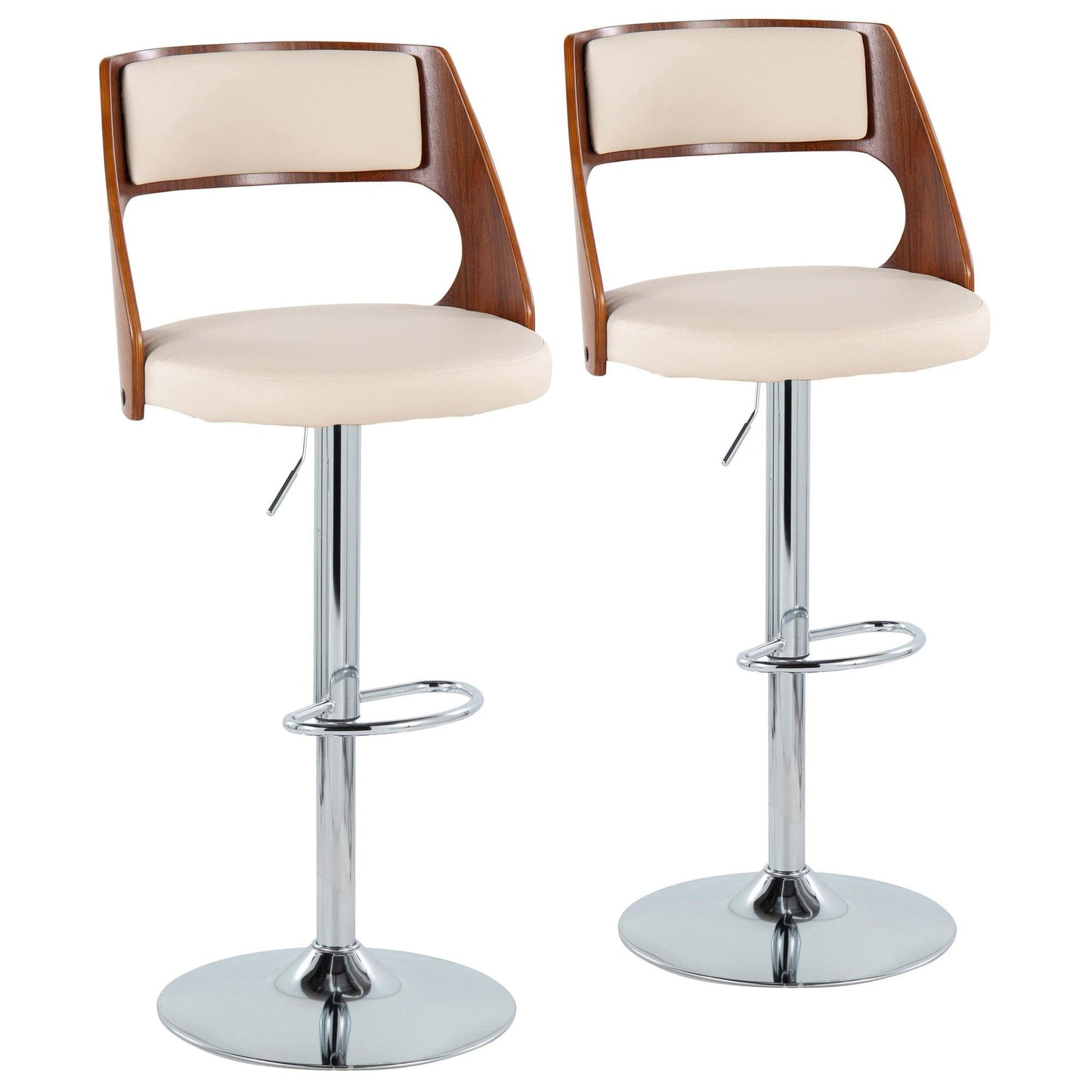 Majestic Office Furniture Adjustable Barstool - Set of 2