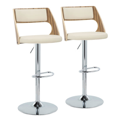 Majestic Office Furniture Adjustable Barstool - Set of 2