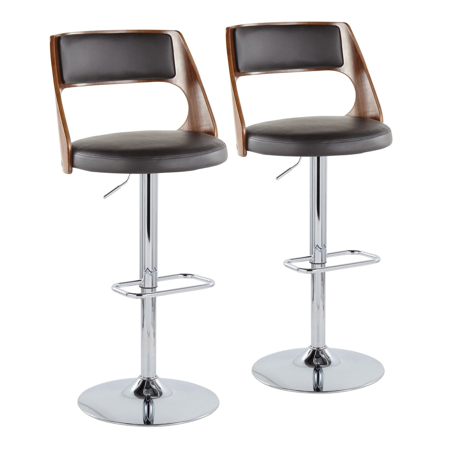 Majestic Office Furniture Adjustable Barstool - Set of 2