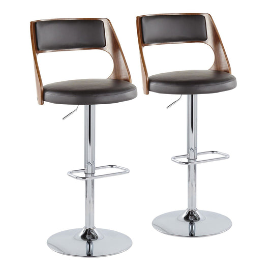 Majestic Office Furniture Adjustable Barstool - Set of 2