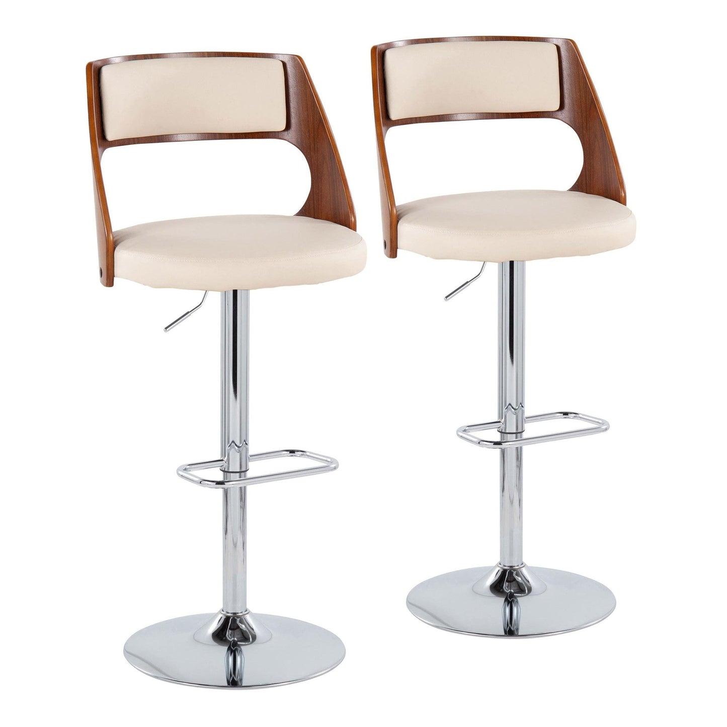 Majestic Office Furniture Adjustable Barstool - Set of 2