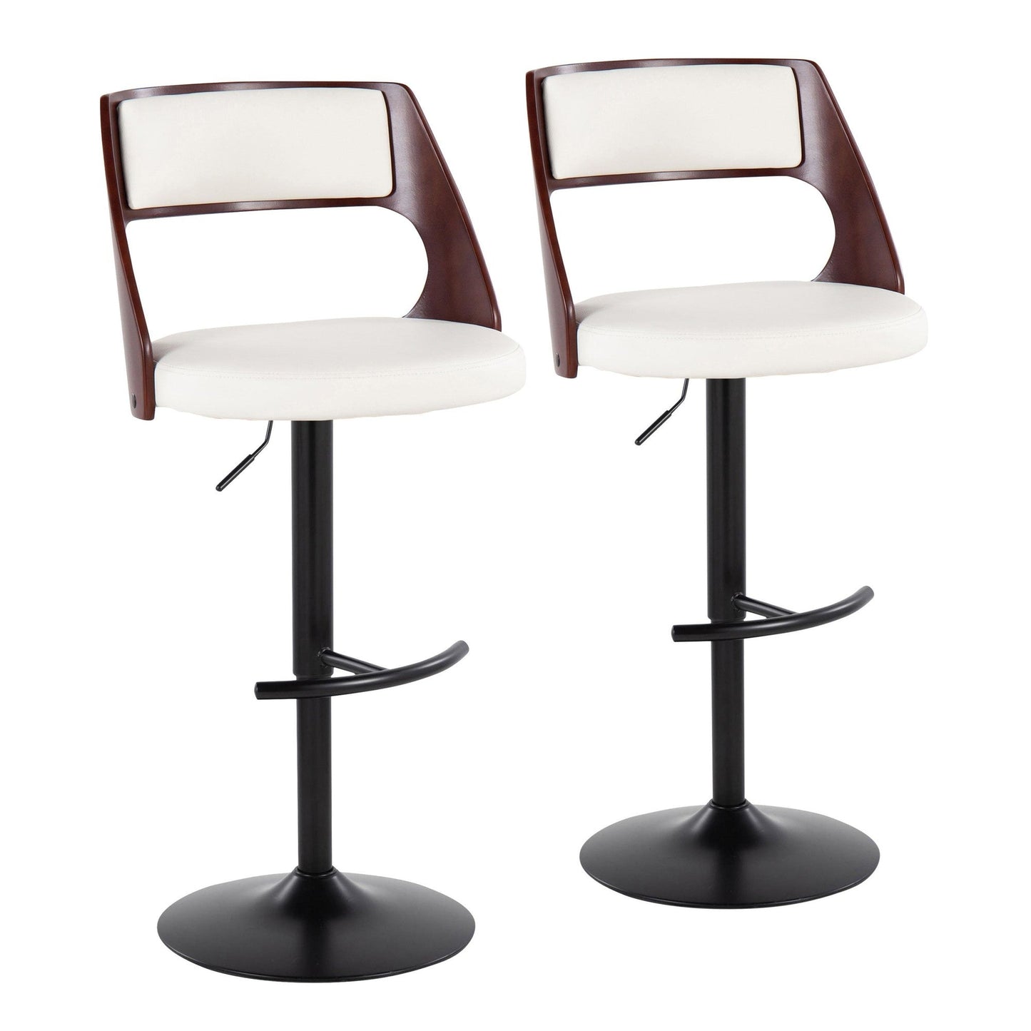 Majestic Office Furniture Adjustable Barstool - Set of 2