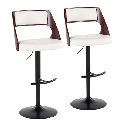 Majestic Office Furniture Adjustable Barstool - Set of 2