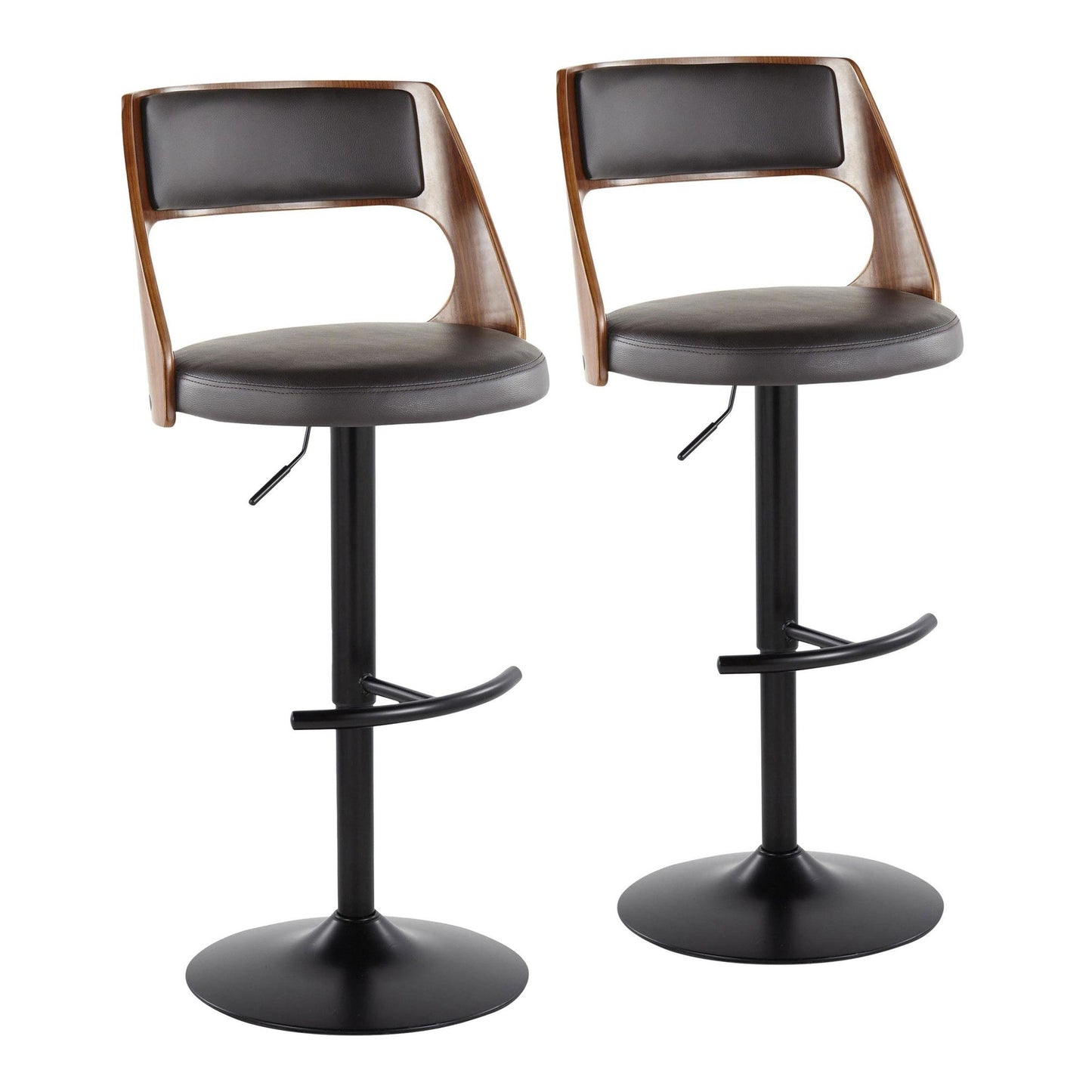 Majestic Office Furniture Adjustable Barstool - Set of 2