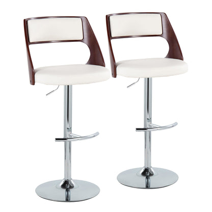 Majestic Office Furniture Adjustable Barstool - Set of 2