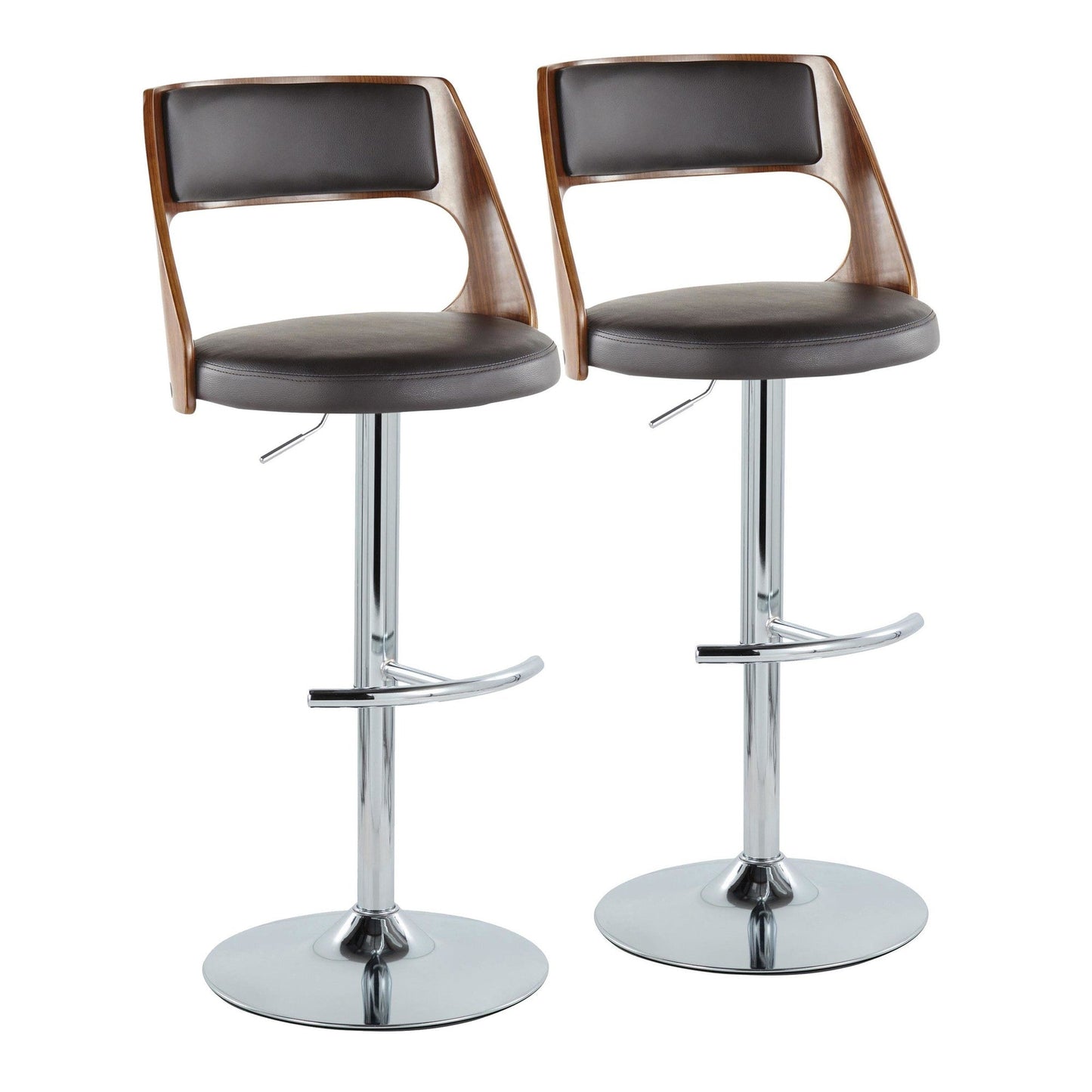 Majestic Office Furniture Adjustable Barstool - Set of 2