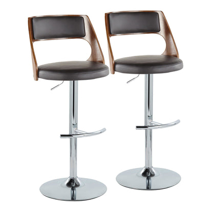 Majestic Office Furniture Adjustable Barstool - Set of 2