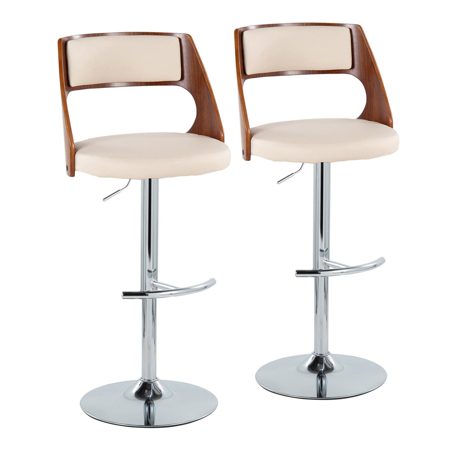 Majestic Office Furniture Adjustable Barstool - Set of 2