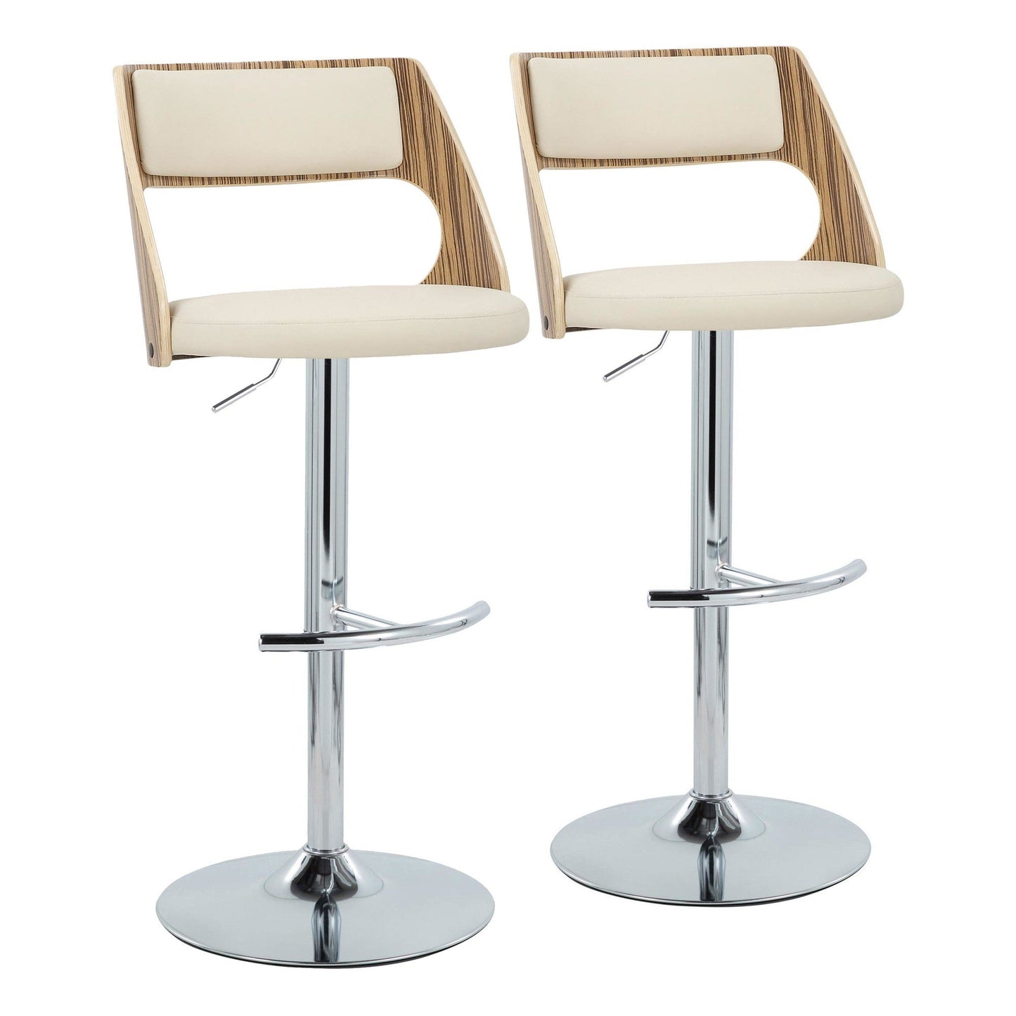 Majestic Office Furniture Adjustable Barstool - Set of 2
