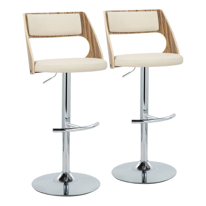 Majestic Office Furniture Adjustable Barstool - Set of 2