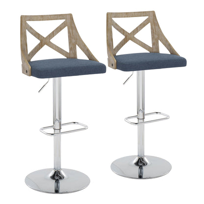 Majestic Office Furniture Adjustable Barstool - Set of 2
