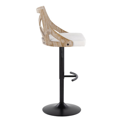 Majestic Office Furniture Adjustable Barstool - Set of 2
