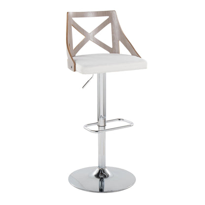 Majestic Office Furniture Adjustable Barstool - Set of 2