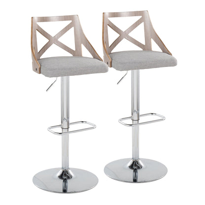 Majestic Office Furniture Adjustable Barstool - Set of 2