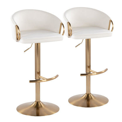 Majestic Office Furniture Adjustable Barstool - Set of 2