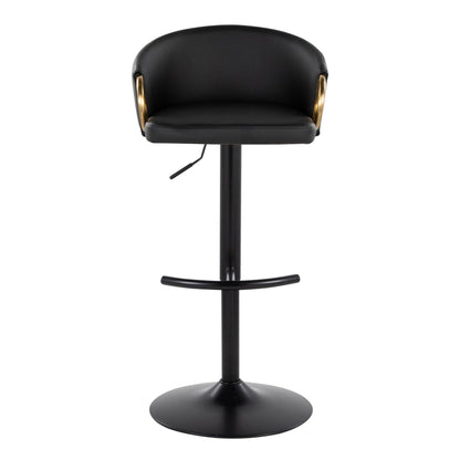 Majestic Office Furniture Adjustable Barstool - Set of 2