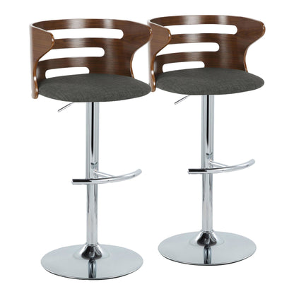 Majestic Office Furniture Adjustable Barstool - Set of 2