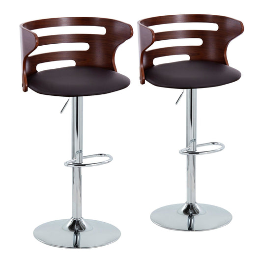 Majestic Office Furniture Adjustable Barstool - Set of 2
