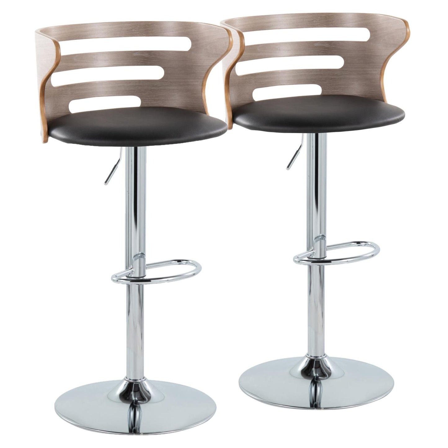 Majestic Office Furniture Adjustable Barstool - Set of 2